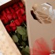 Caja Braganca Kraft x 18 rosas